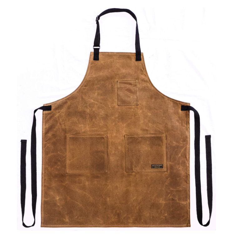 waxed grilling apron